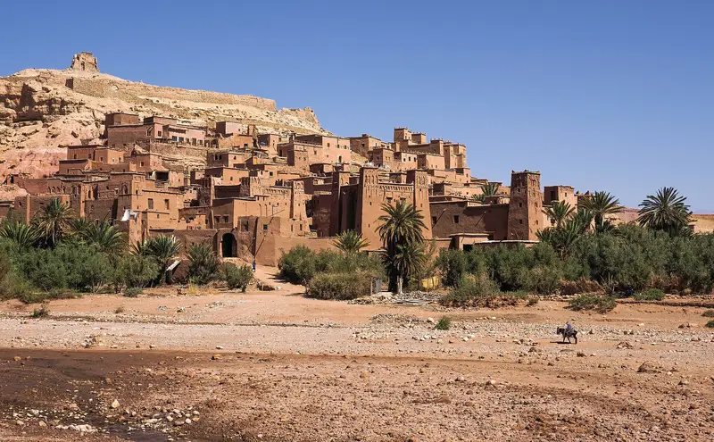 The fortified earthen village of Aït Ben Haddou